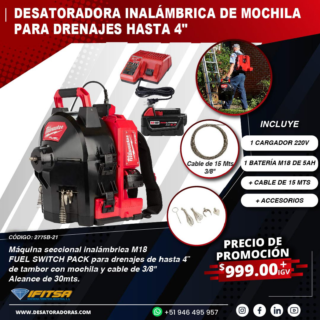 Promoci&oacute;n M18 FUEL SWITCH PACK &ndash; C&oacute;digo: 2775B-21 01