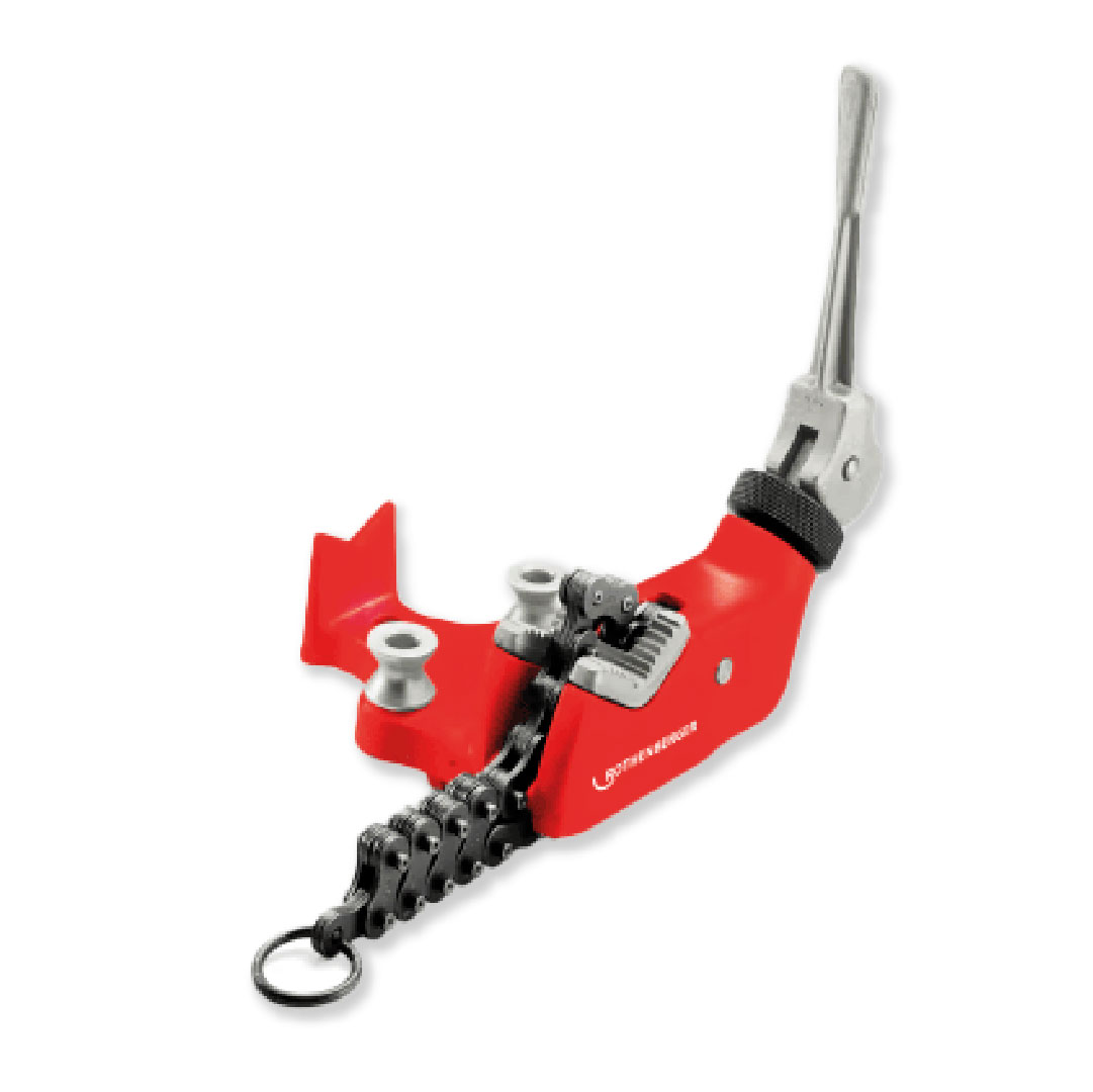 MORDAZA DE CADENA 1/8"-6" C/TORNILLO SUPERIOR C/APOYO EN V - 404060000 / 404060000R SUPER EGO/ ROTHENBERGER 02