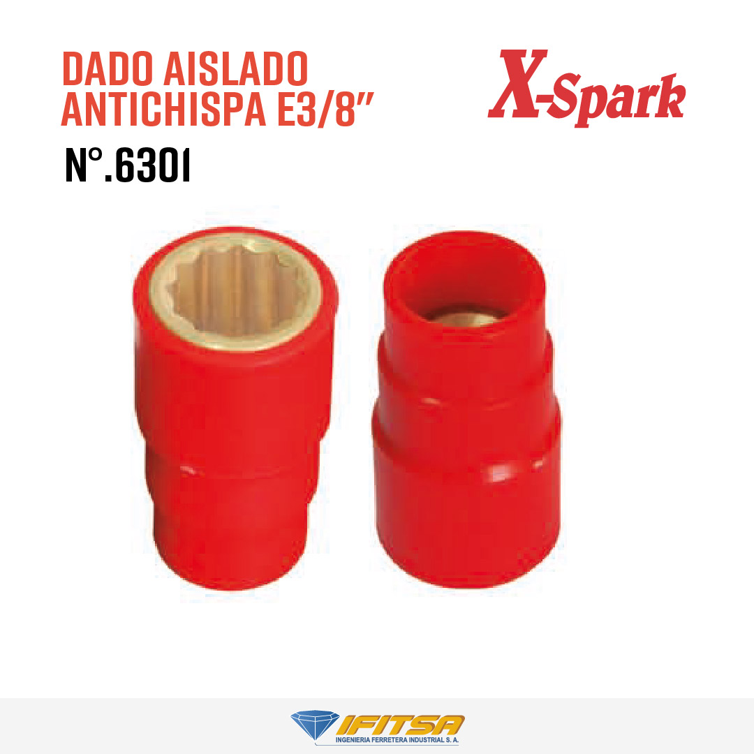 DADO AISLADO E3/8" 6301 X-SPARK 01